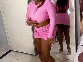 mi hermanastra me sorprende follando y se une para recibir mi enorme polla... oh wait, she's colombian with big tits and ass in homemade cowgirl riding until creampie