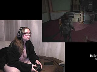 Naked last of us 2 play through part 7 with big tits brunette in glasses.