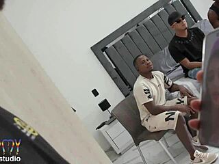 Madison STIL CHEATS on her HUSBAND with FRIENDS in a GANGBANG. He CATCHES her and JOINS for DOUBLE PENETRATION fuck with CUM on FACE.