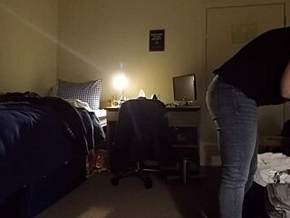 Busty milf caught on hidden cam