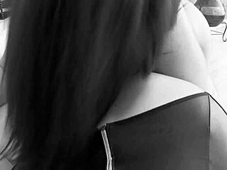 Two girls KISSED PASSIONATELY on the bed in heels. Then a guy ARRIVED and gave them ANAL CREAMPIES with rough sex.