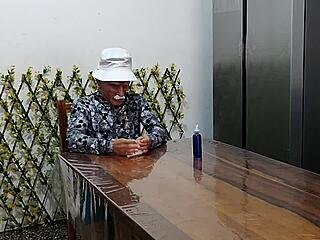 Old Dirty-Ass Fucking A Student Who Makes A Pass At Him And Doesnt Let The Opportunity Pass Him By