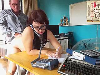 Boss Fucks Secretary In Office With Pussy And Mouth Blowjob Compilation?