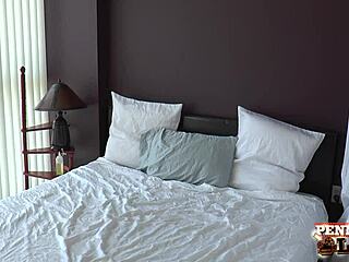 Hot Redhead Penny Pax Teams Up with Anna Belle Peaks in Backstage Lingerie Action.