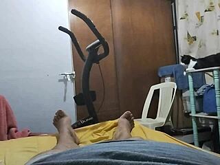 I can't help but finger my hairy pussy the moment my step-bro leaves, feeling that intense solo rush.