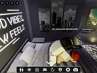 The Furry Guy Fucks Me Hard in the Public Condo Outdoor Area