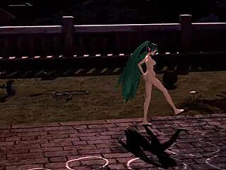 Hatsune miku, why show big tits and nude pussy in project diva mod?