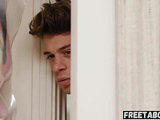 I can't believe I'm sharing a bed with my little 18+ stepsister on vacation, leading to rough anal creampie sex in full movie.