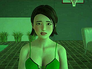 The amateur brunette played a game with her small tits exposed.