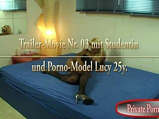 Neighbor Lucy Orders Three Young Guys for Blowjob Cumshot Facial and Hardcore Fucking in German Handjob Scene