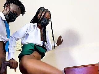 Quick Fuck After School With Rough Doggystyle Action!