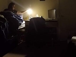 Busty milf caught on hidden cam