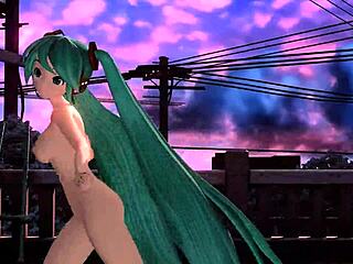 Hatsune miku, why show big tits and nude pussy in project diva mod?
