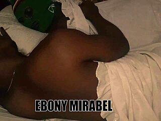 Hot Ebony Feels Intense Desire At Night But Struggles With Emotions