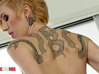 Young amateur blonde takes first cock in heels!