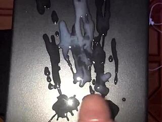 look at this huge skinny solo guy masturbating his big white cock to cum