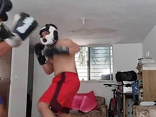 Amateur Boxing Workout Session