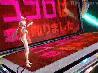 I uh, modded Megurine Luka in Project Diva with full nude bunny costume. She's like this alien goddess with big tits and ass ready for cum play.