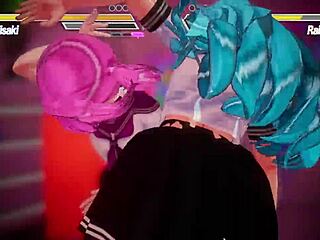 Lesbian battle heats up with intense pussy action and wild sex moves.