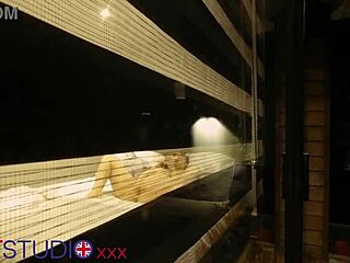 You watch your neighbour masturbating with big natural tits and fingering in homemade first time flashing