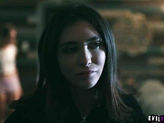 Sexy bestfriends Jane Wilde and Natalie Knight noticed Nathan Bronson stalking them, so they decided to share his huge cock in a wild 3some.