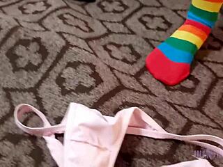 Teen Masturbating Through Panties Getting Wet And Dirty