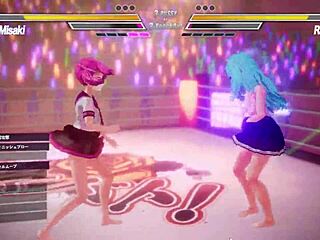 Lesbian battle heats up with intense pussy action and wild sex moves.