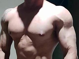 strong muscular endowed man subscribe to my channel now