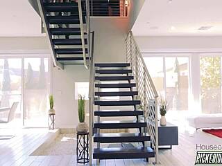 Picked up and fucked Dee Williams with huge tits