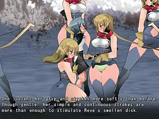 why does this tall yume-same elf get defeated in a face sitting femdom scene?