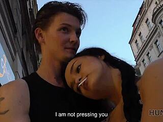 hunt4k features skinny erica black who needs cash bad so she turns into a total slut for it