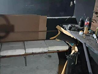 took my car to the mechanic and he ended up fucking me hard then cumming right in my mouth back in the garage