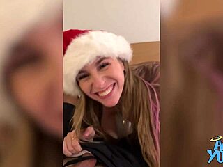 Ho ho ho Christmas means wet pussy riding big cock like angels