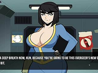 Hej, podívej se na velký zadek a prsa v akčních tichých gameplayích fuckoutu na relax