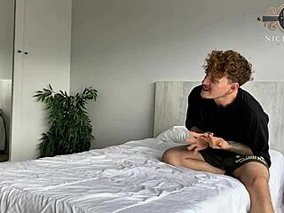 nick jowel experiences his first time with hidden camera in bedroom