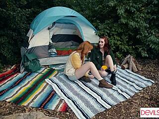 Hey, lacy lennon dives into her first lesbian fisting at camp