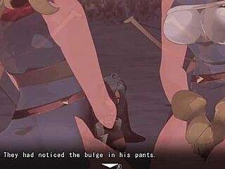 why does this tall yume-same elf get defeated in a face sitting femdom scene?