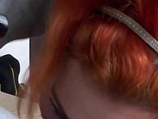 Karla Rose gives a deepthroat POV blowjob in homemade European couple scene