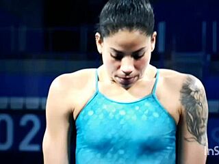 gostosas dos saltos ornamentais show off perfect body in ass-focused display