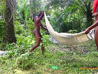 Who knew this mature African slut with big tits loves getting fucked so passionately?