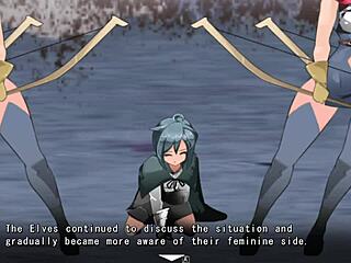 why does this tall yume-same elf get defeated in a face sitting femdom scene?