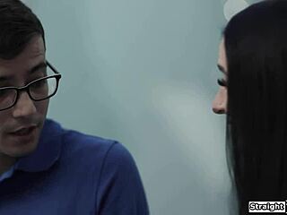 hey youre making me watch you fuck that teen neighbor right in front of the window with big tits blowjob and cheating sex