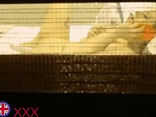 You watch your neighbour masturbating with big natural tits and fingering in homemade first time flashing