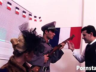 Will Charlee Chase Handle Double Penetration And Cumshots In Wild Group Fuck With Blowjobs And Ass Licking?