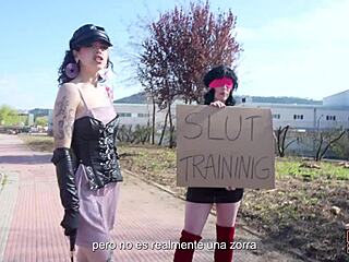 why did emmita misbehave when fedora's ready to punish with bdsm strapon domination?