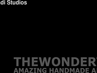 Nuria Millan Testing Handmade Khun Size XL Dildo With Deepthroat Anal Fisting And Gaping Orgasm