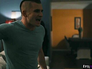 Sexy bestfriends Jane Wilde and Natalie Knight noticed Nathan Bronson stalking them, so they decided to share his huge cock in a wild 3some.