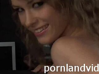 Skinny Secretary Slut Amanda Takes Monster Cock In Ass Fucking