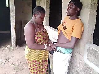 New Electrician Fucked His Madam Outside The Factory House!