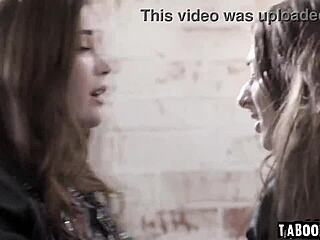 suggestive evelyn claire helps gia derza with taboo lesbian fingering and tribbing